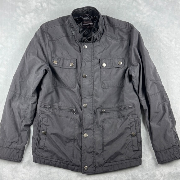 Michael Kors Other - Michael Kors Men's Utility Full Zip and Button Snap Jacket with Pockets Size‎ M